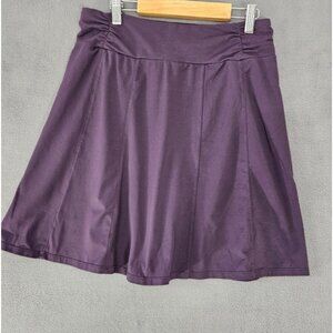 Athleta Womens Medium M Athletic Skirt Plum Purple Mini Flowy Stretch